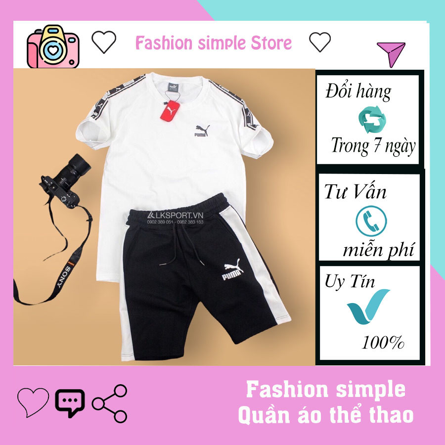 Đồ bộ thể thao nam 🚚 FREESHIP 🚚, set thể thao nam unisex tập gym. in logo chú báo, sản phẩm của fashion simple