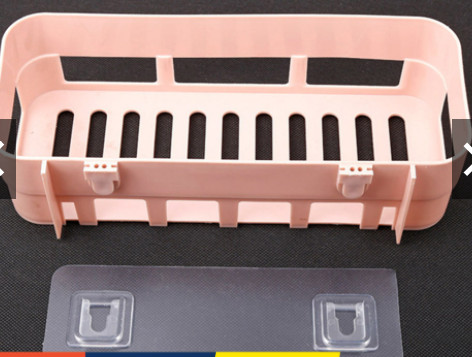 Miếng dán tường dự phòng chữ u đôi miếng dán dự phòng kệ dán tường cho kệ tam giác, kệ chữ nhật nhà tắm không kệ