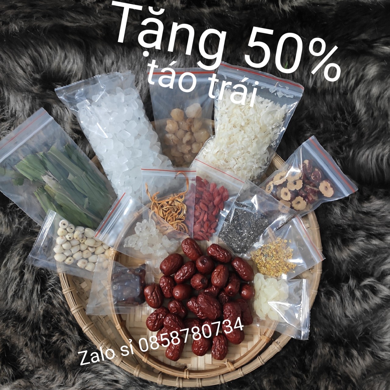 chè dưỡng nhan 14 vị túi zip cứng đặc biệt 500g Tặng kèm phần quà tự chọn