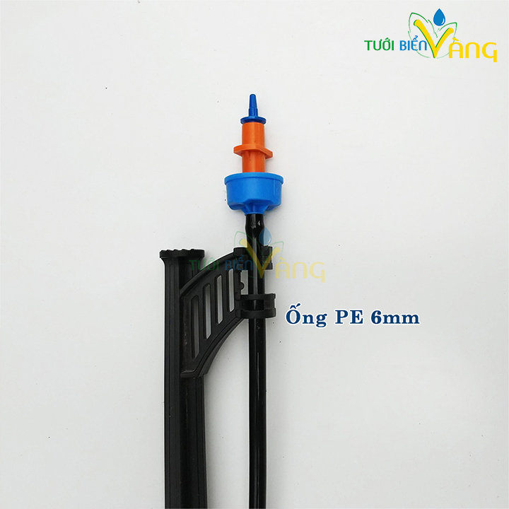 10 béc phun mưa cục bộ có bù áp 16 lít 1 giờ thích hợp tưới gốc cây ăn trái