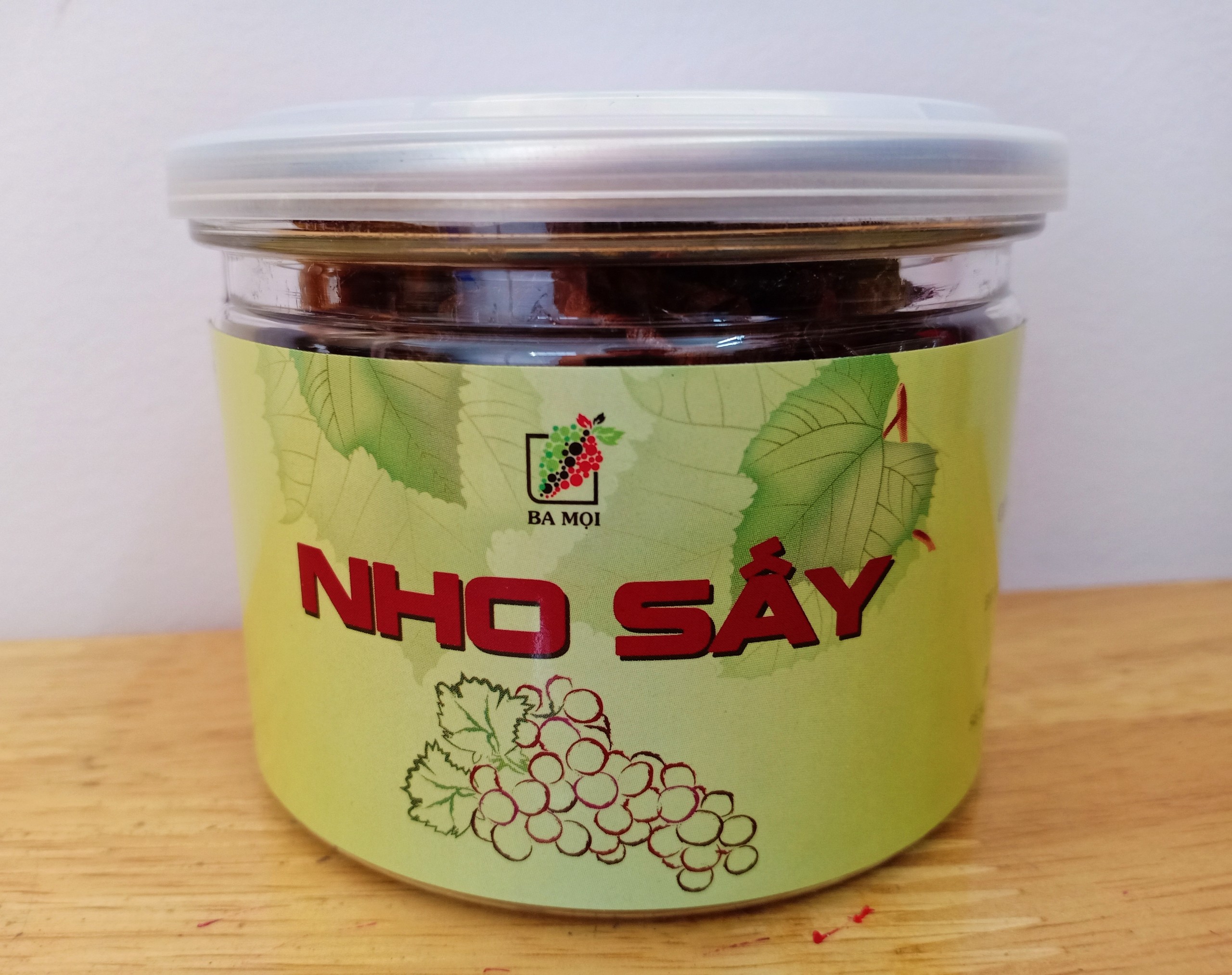 NHO XANH SẤY BA MỌI - NINH THUẬN ( Hộp nhựa đóng nắp bạc)