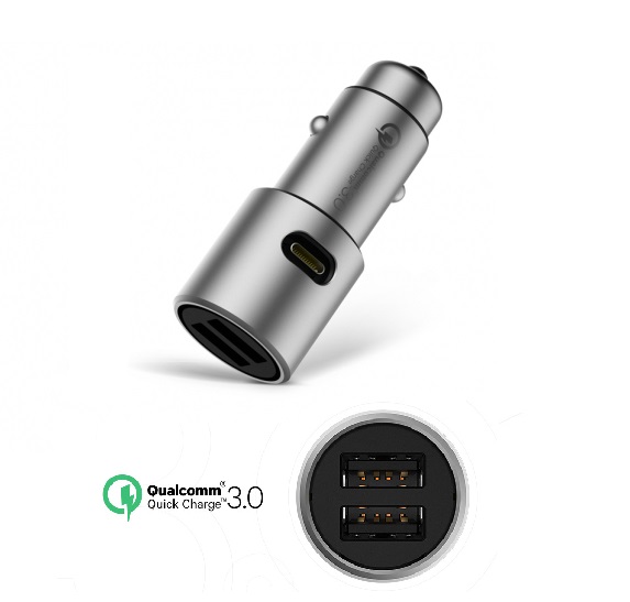 Đầu sạc ô tô Xiaomi sạc nhanh 36W Quickcharge 3.0