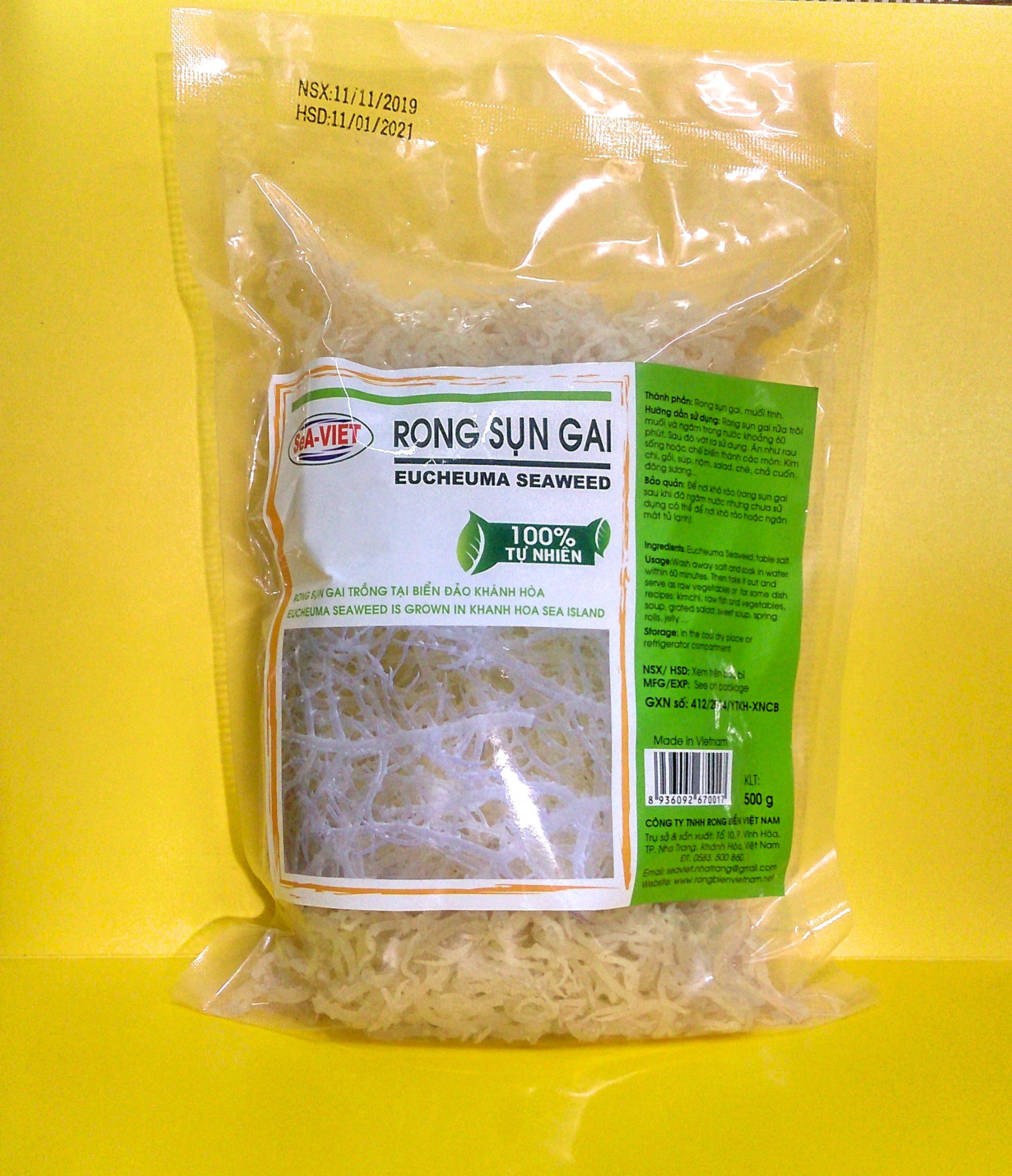 [HCM]Rong sụn gai Sea Việt 500g 100% tự nhiên