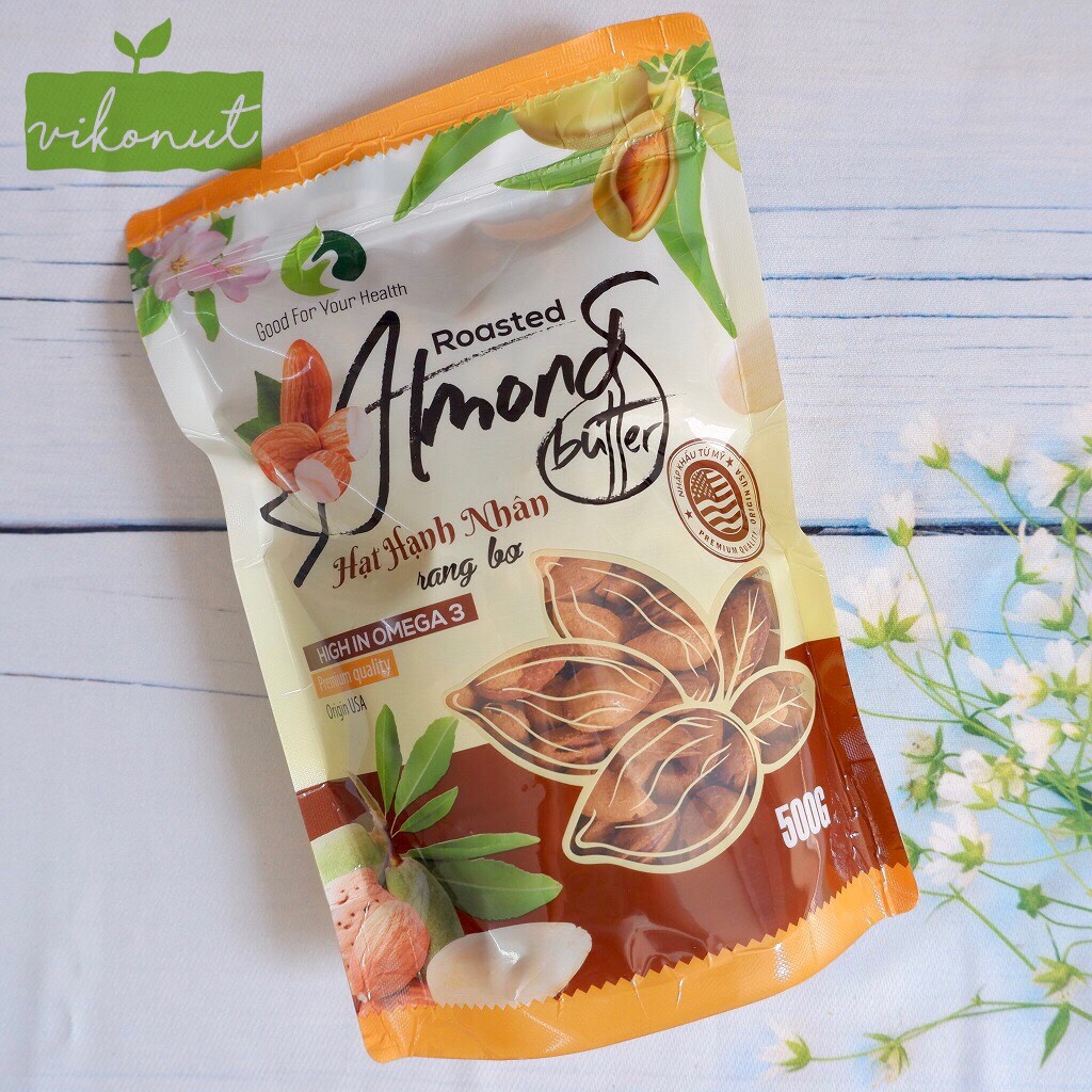 Hạnh nhân Mỹ sấy bơ loại ngon vỏ mỏng - Butter roasted Almonds