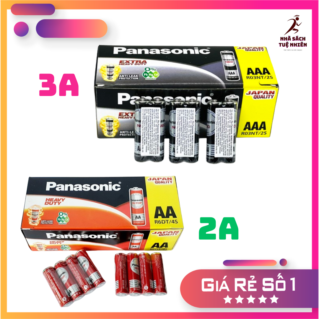 Pin panasonic 2a 3a chính hãng cấp pin panasonic 2a 3a cam kết chính hãng