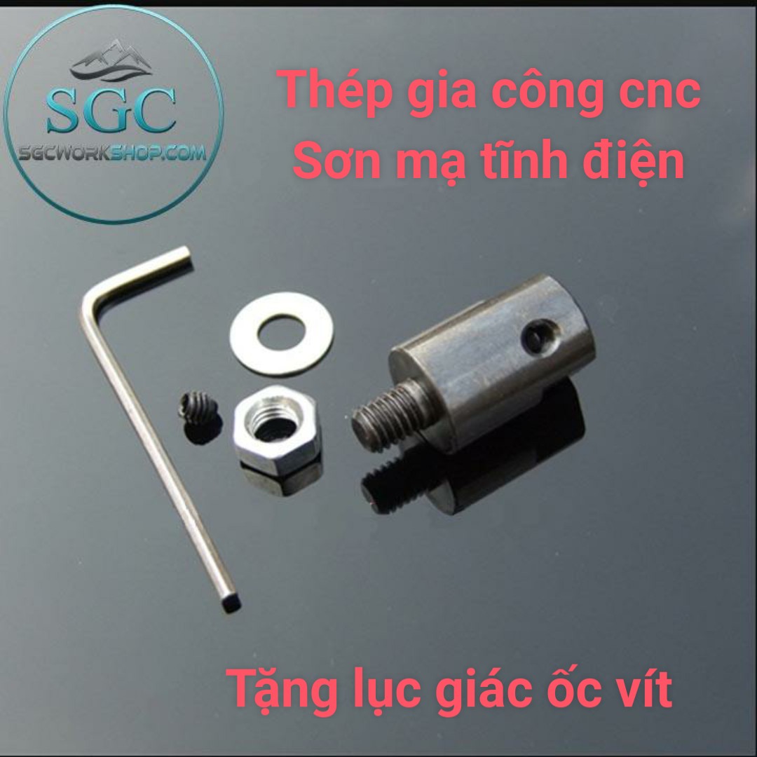 [HCM]Trục Nối M6 Trục 5mm Chế Máy Cưa Mài Bơm Nước