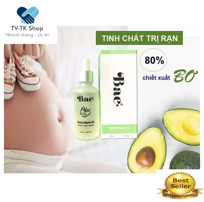 Kem chống rạn da dưỡng da săn da sau sinh bae 50ml