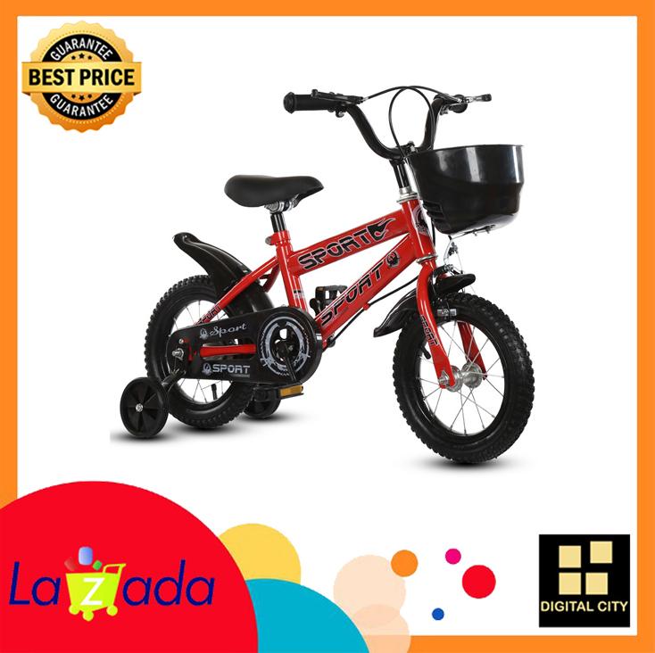 Xe đạp trẻ em SPORT 14 inch - Thiết kế cao cấp -Khung kim loại cực kì chắc chắn - Màu sơn bắt mắt - Thiết kế 4 bánh cho bé tập đi dễ dàng.