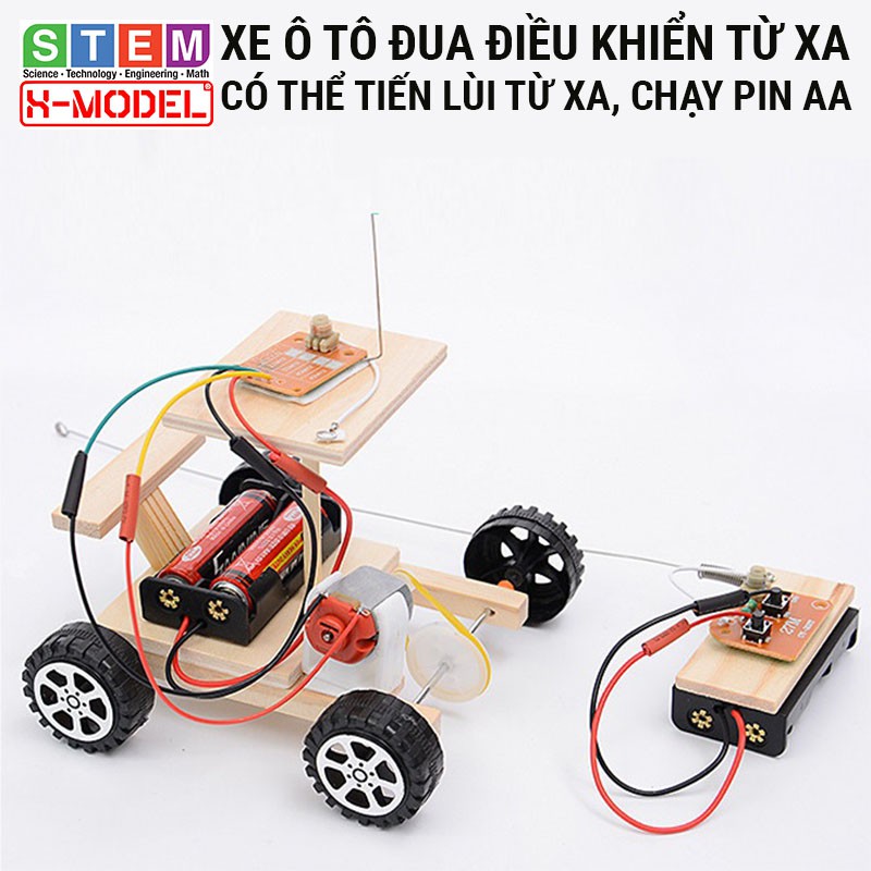 Đồ choi lắp ráp cho bé xe đua điều khiển từ xa x-model st64, đô choi sáng tạo stem