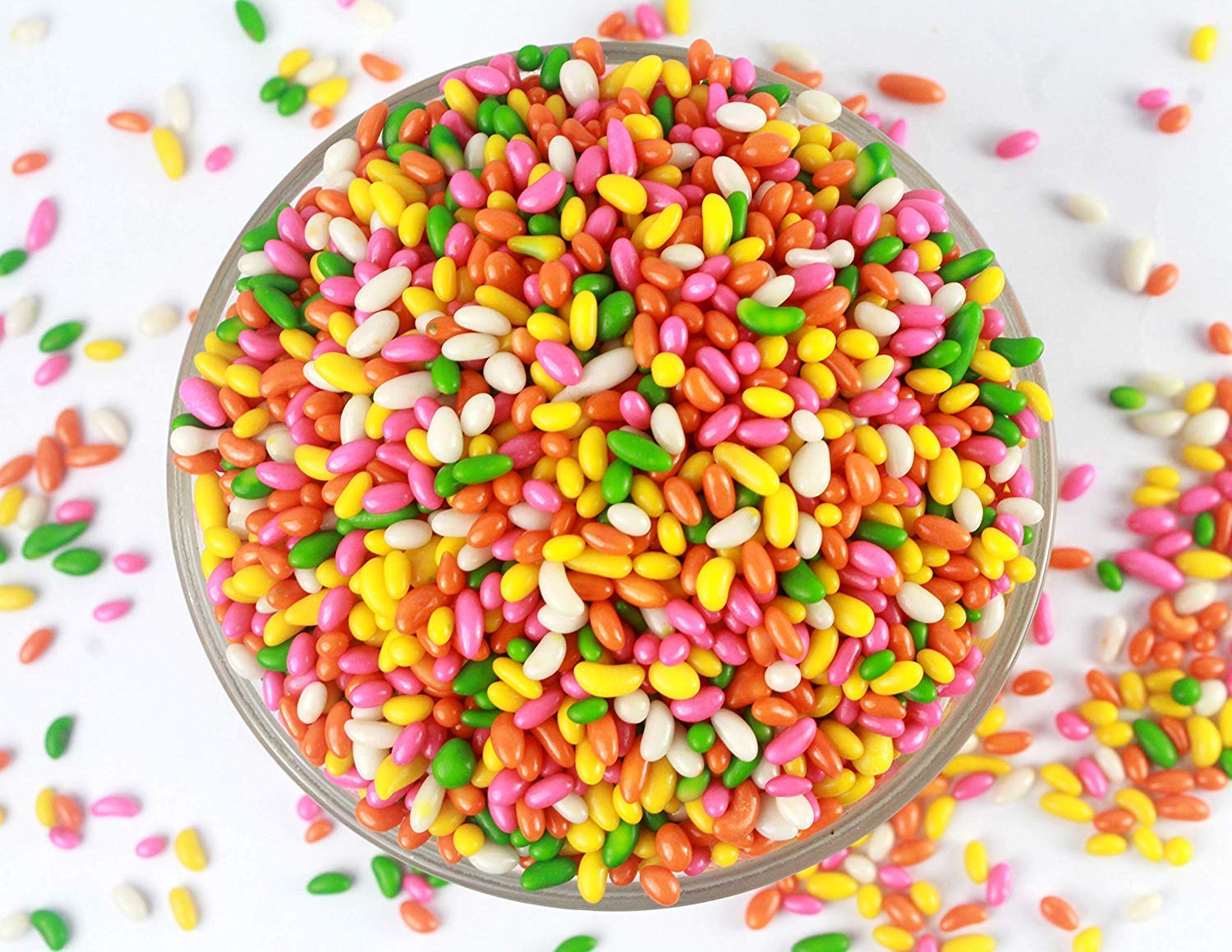 Sweet Feneel Seeds - Hạt Thì Là ngọt Fennel Seeds Sweet - Methi Sounf- Colorful fennel seeds