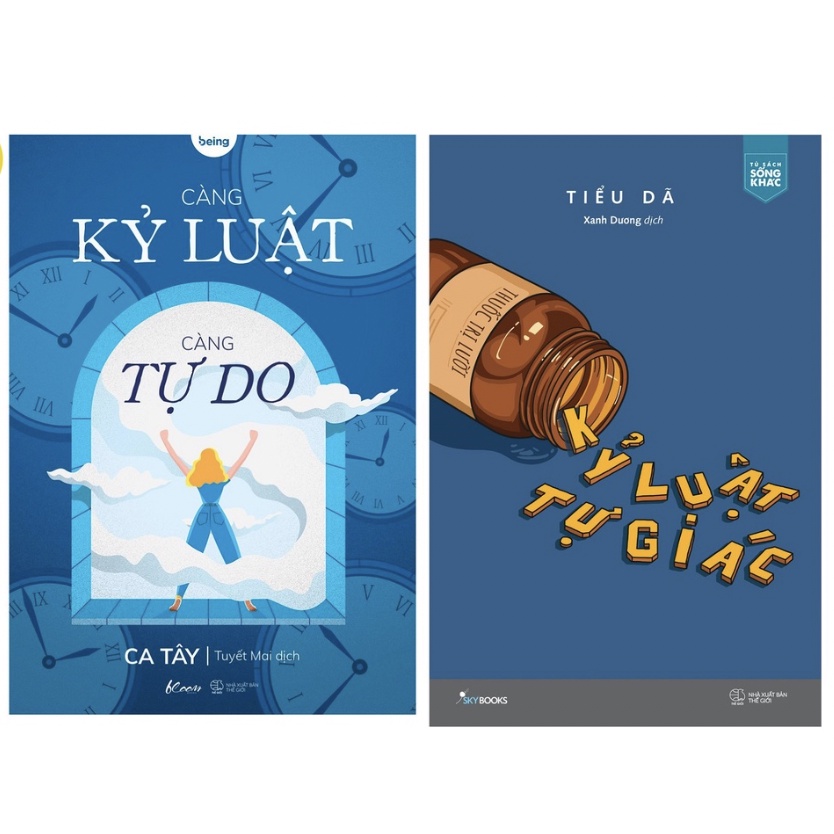 Sách - combo kỷ luật: càng kỷ luật, càng tự do kỷ luật tự giác