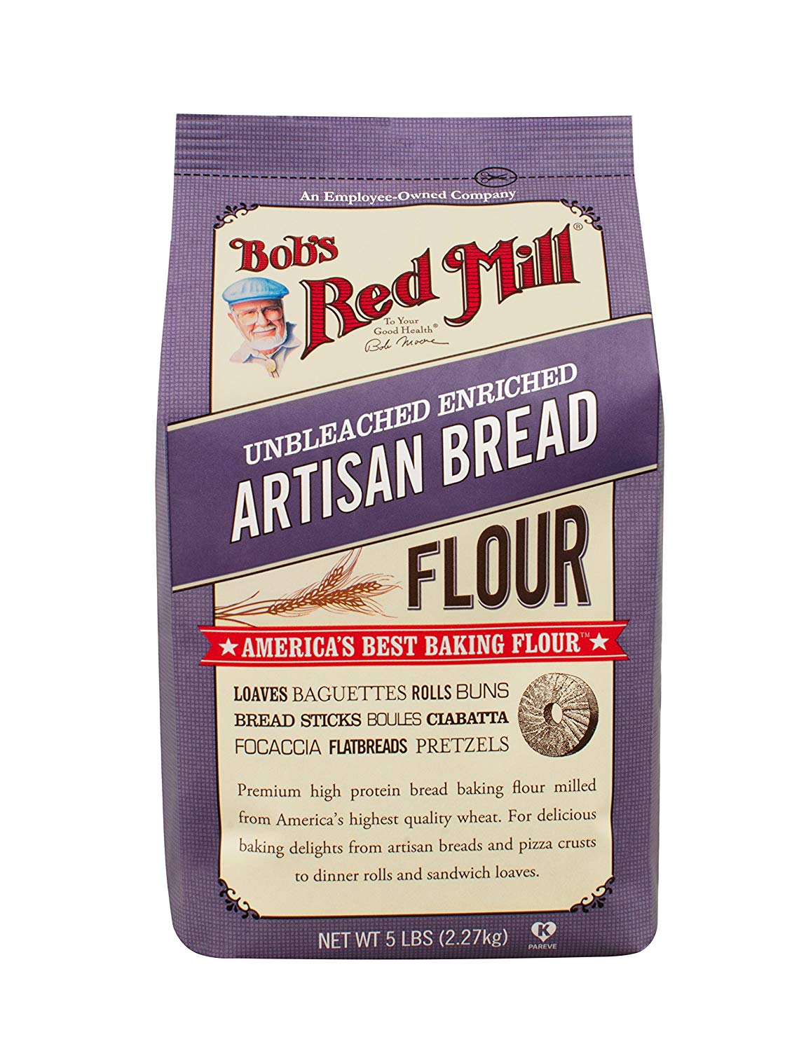 Bột mỳ artisan bread flour bob's red mill 2.27kg