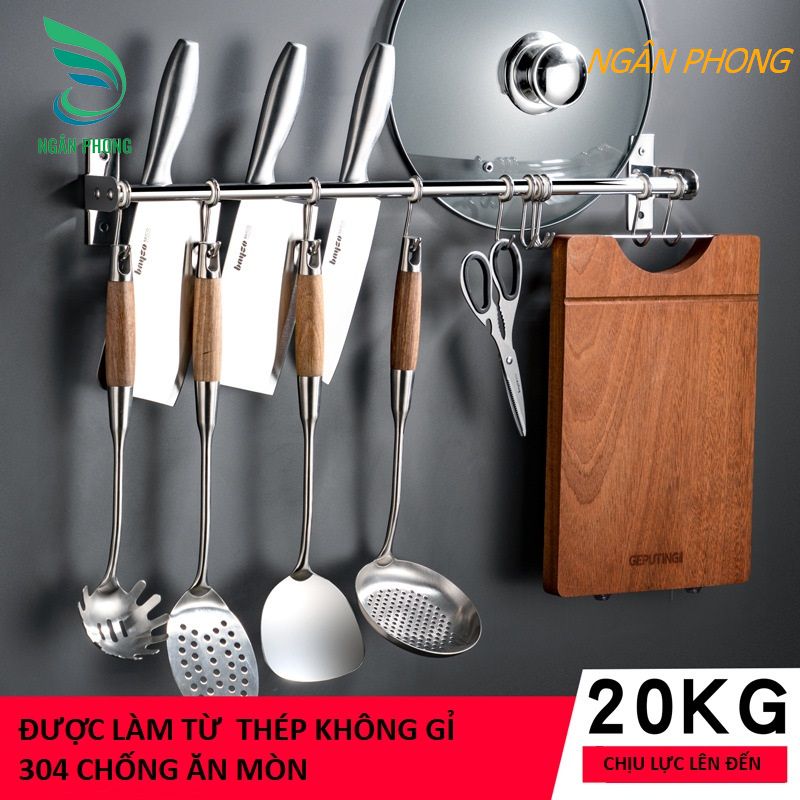 Kệ treo đồ bếp inox 304