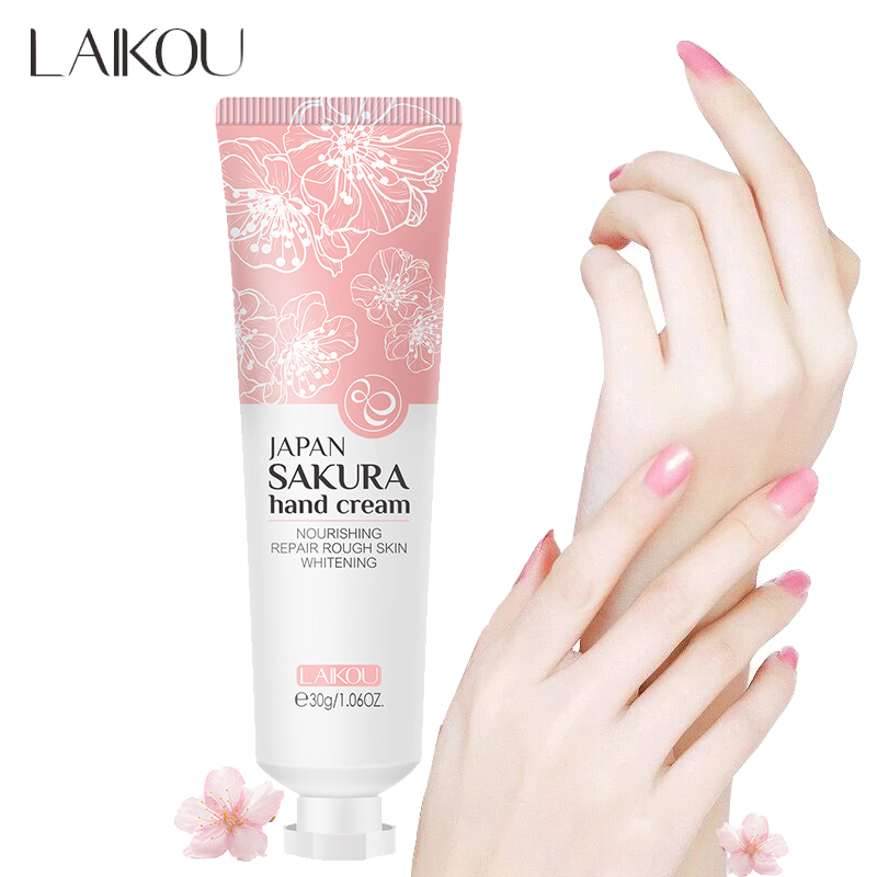 Laikou Nhật Bản Sakura Kem dưỡng da tay cho phụ nữ dưỡng ẩm chống nứt nẻ