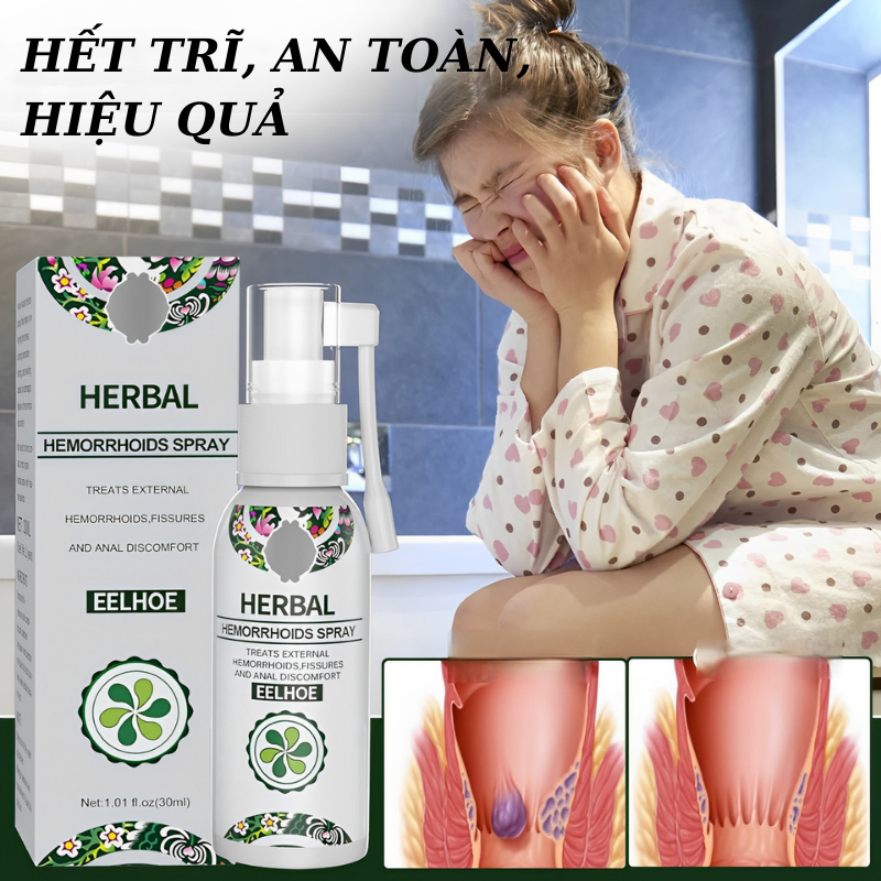 Xịt trĩ Co Búi Trĩ giúp giảm đau nhanh, co tự nhiên,giảm đau ngứa 30ml