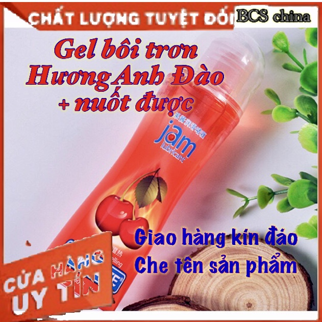 Gel Bôi Trơn 100g  Hương Thơm anh đào( hàng cao cấp ) .đặc biệt có thể nuốt được