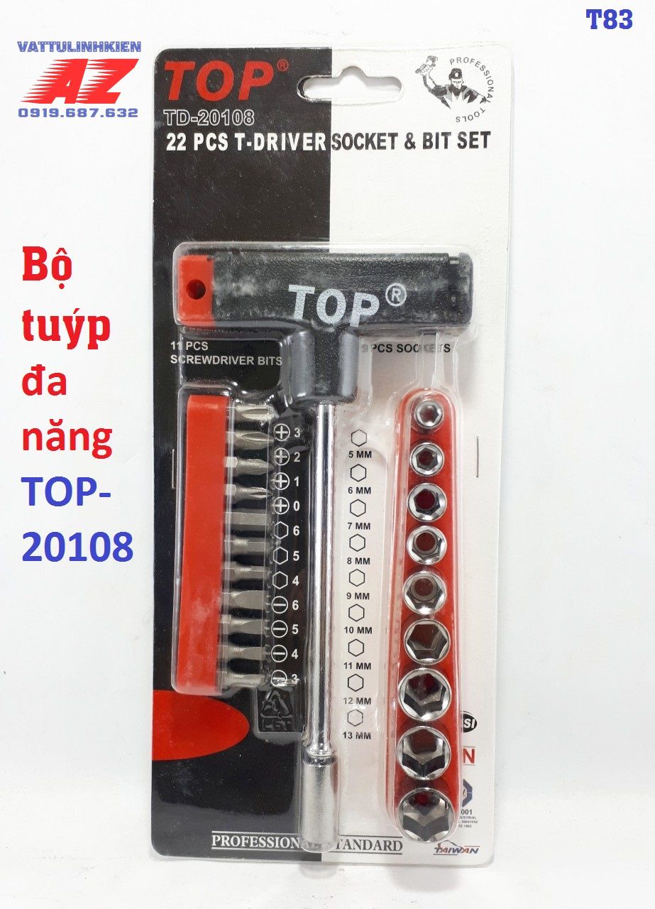 Bộ tuýp đa năng model top-20108