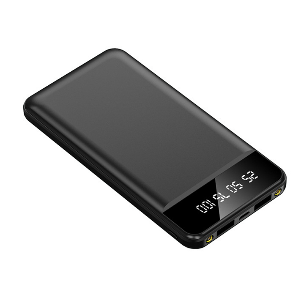 Sạc dự phòng YM-10000 mAh, pin sạc dự phòng có 2 cổng USB và đèn led kép chiếu sáng tiện dụng- Phân phối tại Tech 361