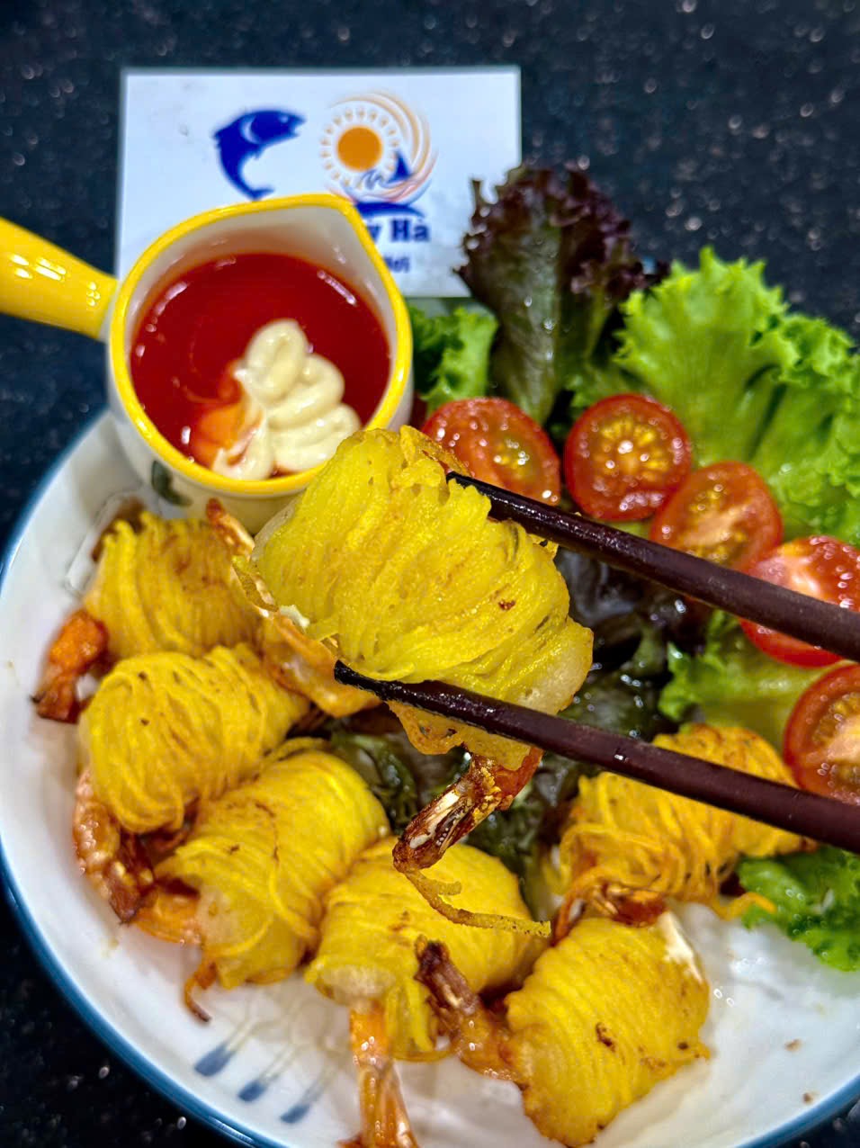 Khoai Tây Cuộn Tôm - Hải Sản Kỳ Hà