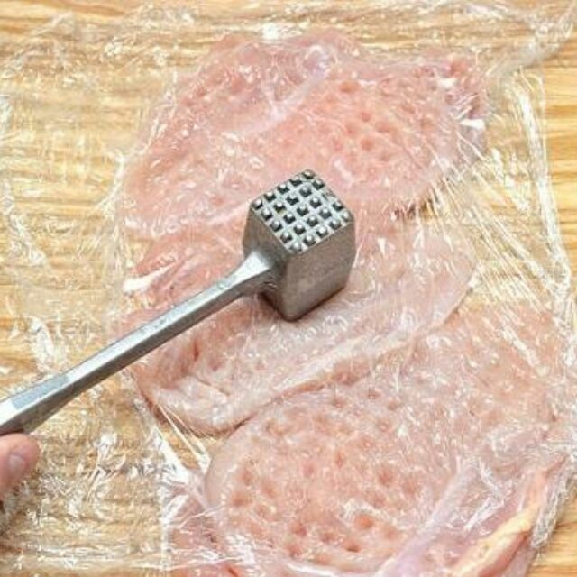 Búa đập thịt, dần thịt - búa đập gừng tỏi, vỏ quả óc chó - vồ đập thịt đa năng nhà bếp - Dụng cụ làm mềm thịt sử dụng dễ dàng, hiệu quả