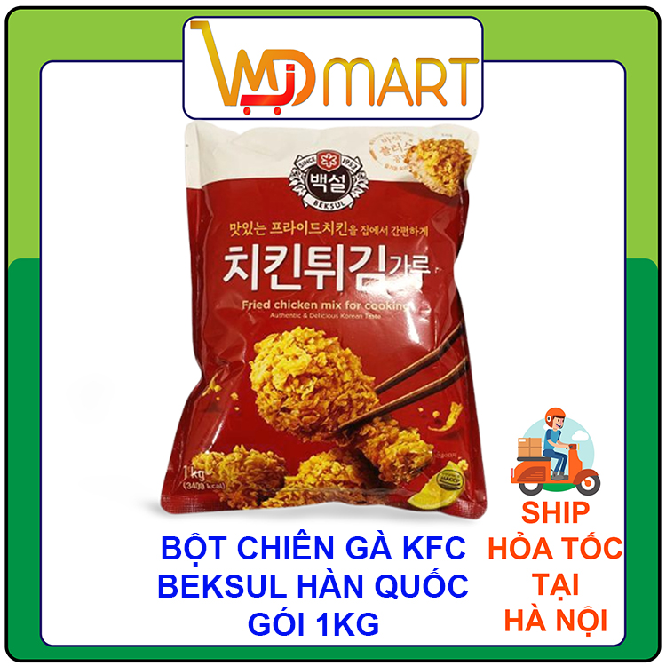 Bột chiên gà giòn kfc hàn quốc beksul gói 1kg