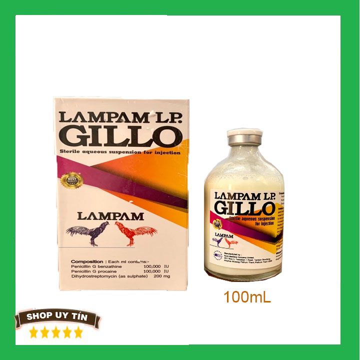 Gillo LamPam Thái Lan 100ml Khò khè, sổ mũ.i, phân trắng, phân xanh... [SHopGaVip]