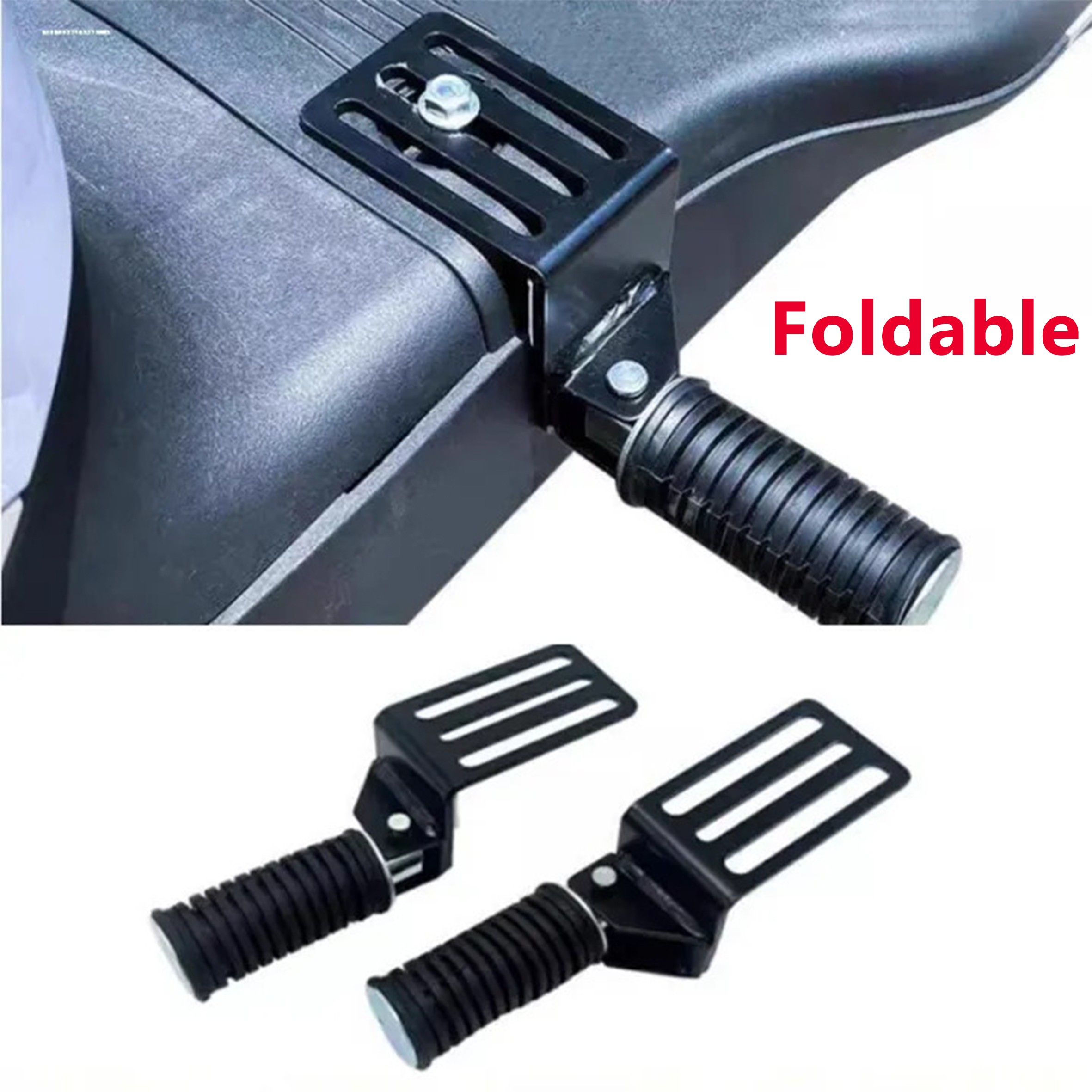 Gác Chân Trước Xe Điện Và Xe Máy, trước xe điện Bàn đạp phía xe đạp sửa đổi Bàn đạp phía trước có thể gập lại Phụ ki
