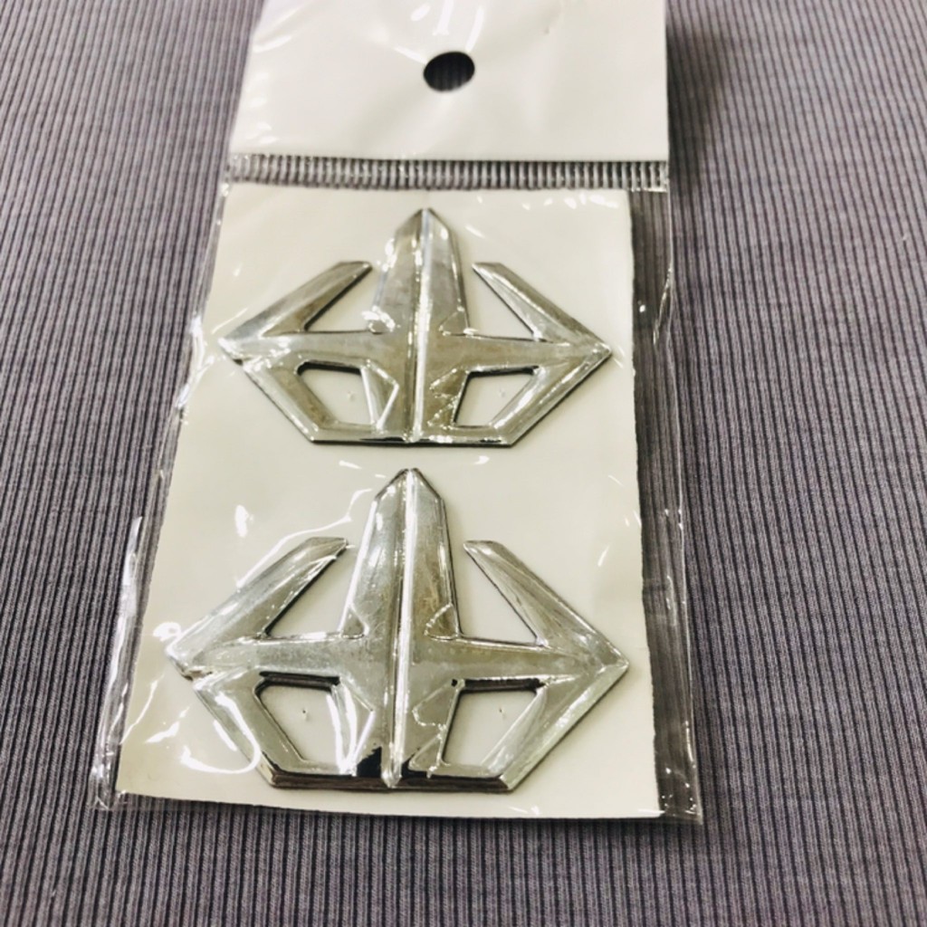 Tem Cặp logo Airblade kim cương sắc nét màu Bạc