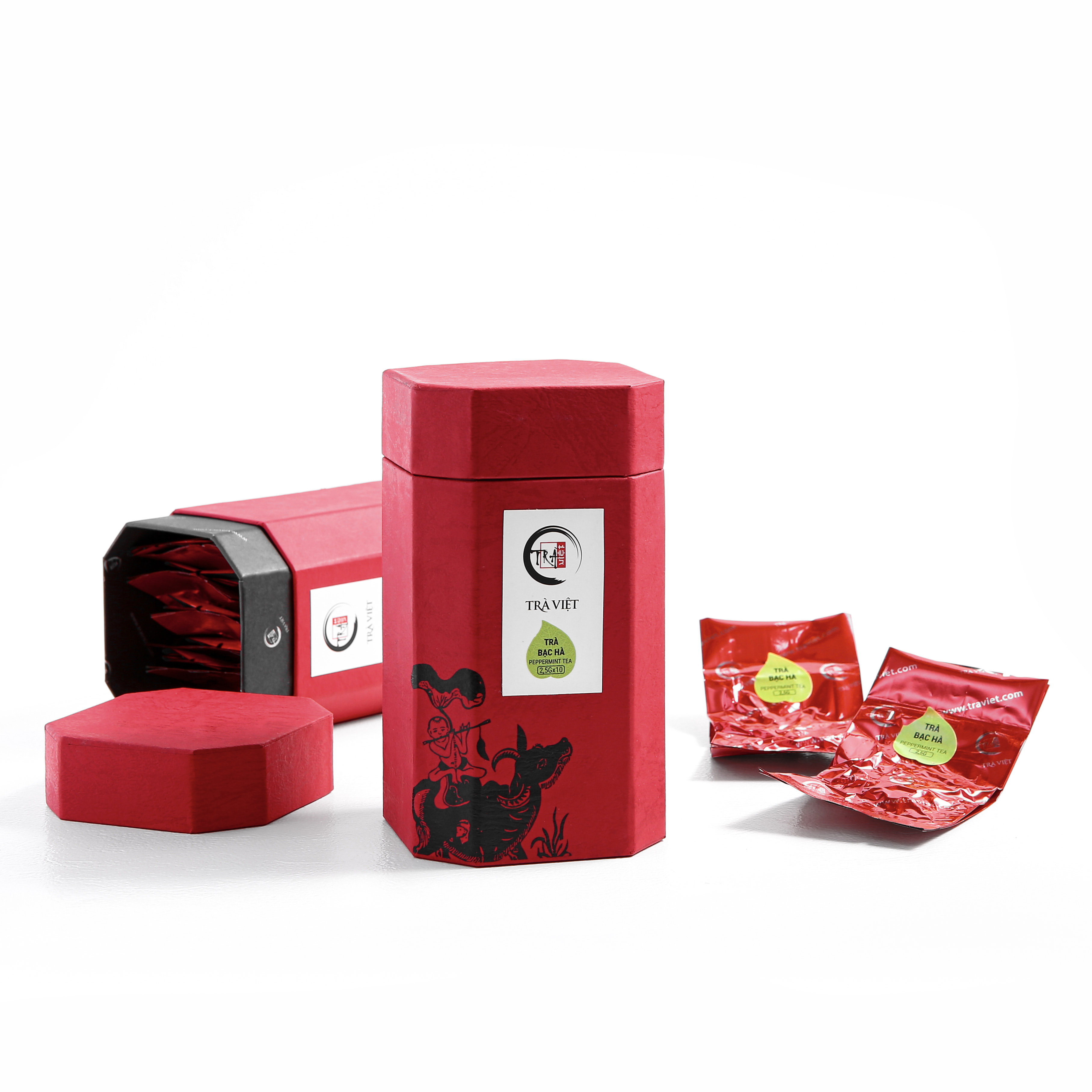 Trà việt hộp trà bạc hà cao cấp 100g