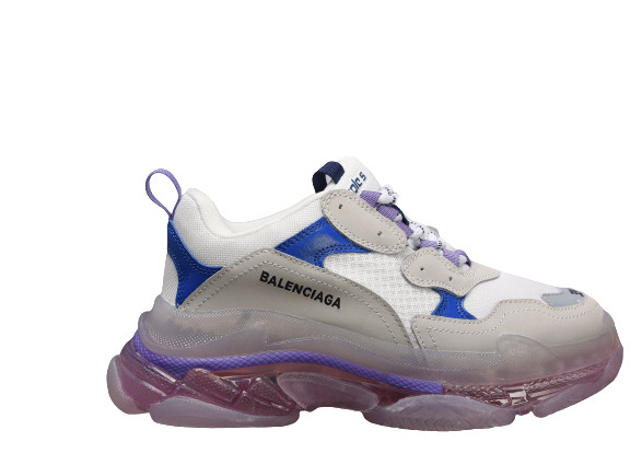 Giày Thể Thao Nam Nữ Giày Sneaker Đế Khí Trắng Xanh Tím