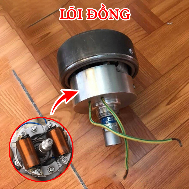 [ BẢO HÀNH 12 THÁNG ] Củ phát điện - Củ phát gắn xe máy - Dòng điện cho ra 220V - Công suất 1600W - Dây Đồng 100% - Máy phát điện - Máy phát - máy phát điện xe máy - máy phát điện gắn xe máy - máy phát điện mini