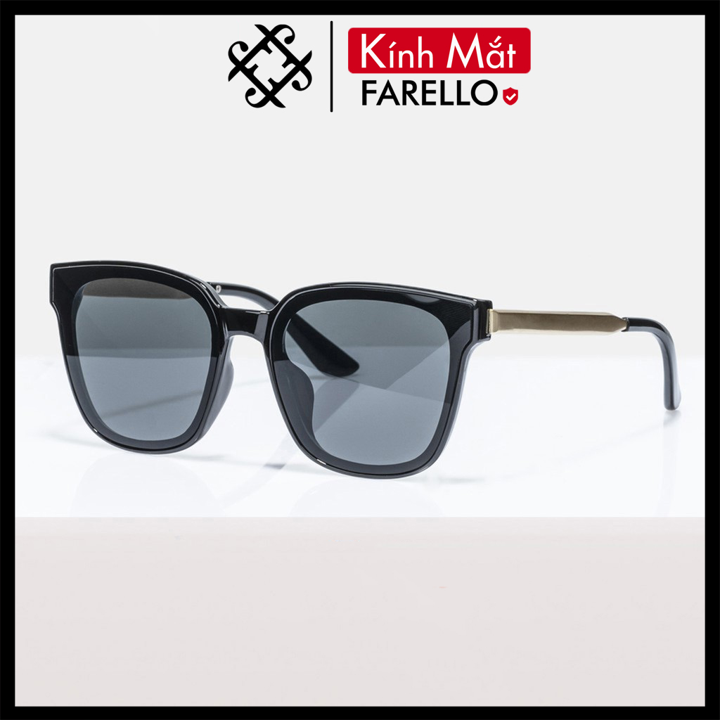 Kính mát nam nữ Lilyeyewear chống UV400, thiết kế mắt vuông dễ đeo, màu sắc thời trang - 6035