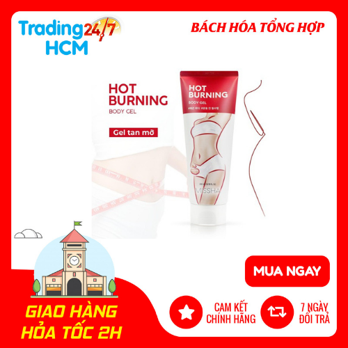 Gel tan mỡ missha hot burning body gel 200ml