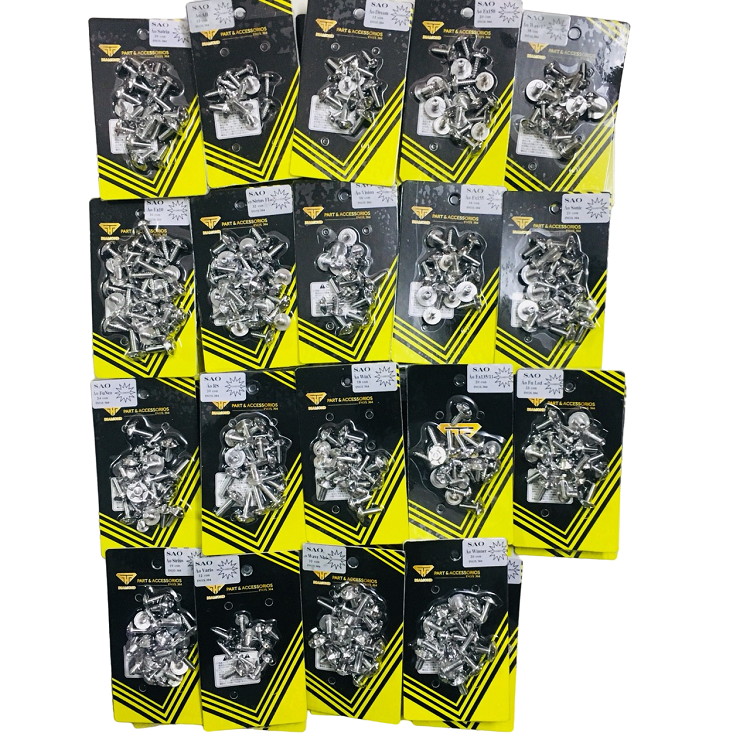 Full ốc salaza dàn áo cho nhiều dòng xe