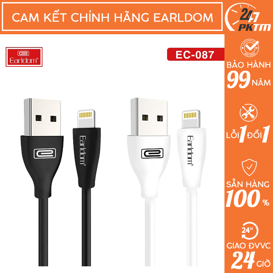 Cáp sạc earldom dài 1m ec-087