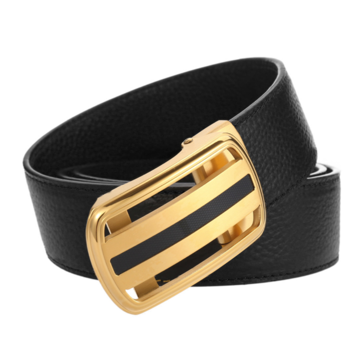 [ SAM Leather ] Dây Thắt Lưng Nam Da Bò Cao Cấp – Dây Nịt Nam SFDN018V - Mặt Khóa Inox 316 Nguyên Khối & Da Bò Thật, Bảo Hành 12 Tháng Chính Hãng