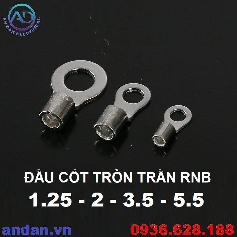 Đầu cos tròn trần rnb, cốt tròn trần, electrical terminals rnb1.25-3, rnb1.25-4 rnb1.25-5, rnb2-4 , rnb2-5, rnb2-6, rnb3.5-5, rnb3.5-6, rnb5.5-5, rnb5.5-6
