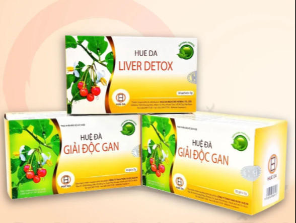 Trà giải độc gan huệ đà 30 gói -thực dưỡng cao cấp chùa long hương thầy tuệ hải