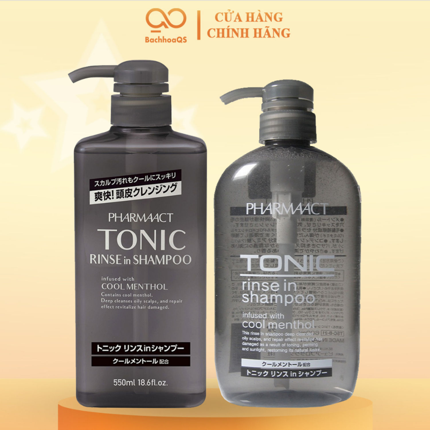MẪU MỚI 550ML Dầu Gội Nam Tonic Pharmaact 550ml - Dầu gội cho nam Tonic