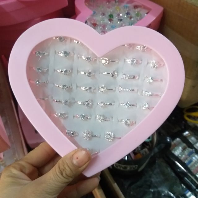 Hộp nhẫn mỹ ký 36 chiếc sáng đẹp nhẫn thời trang
