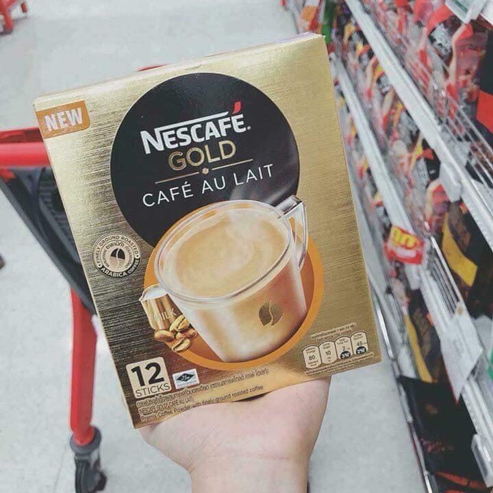 Cà phê hòa tan Nescafe Gold Blend vị Caramel Macchiato