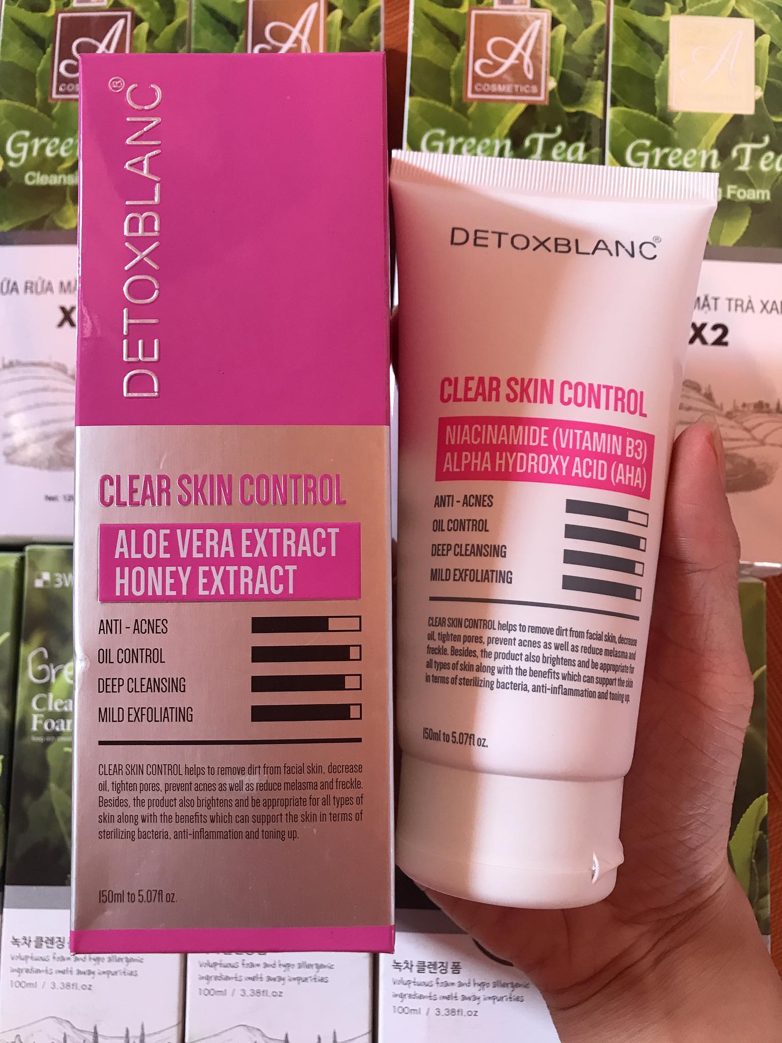 Sữa rửa mặt detox blanc số 2
