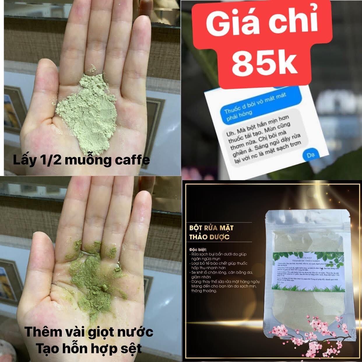 Bột rửa mặt thảo dược