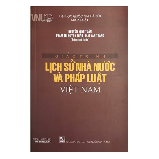 Sách Giáo trình lịch sử nhà nước và pháp luật Việt Nam