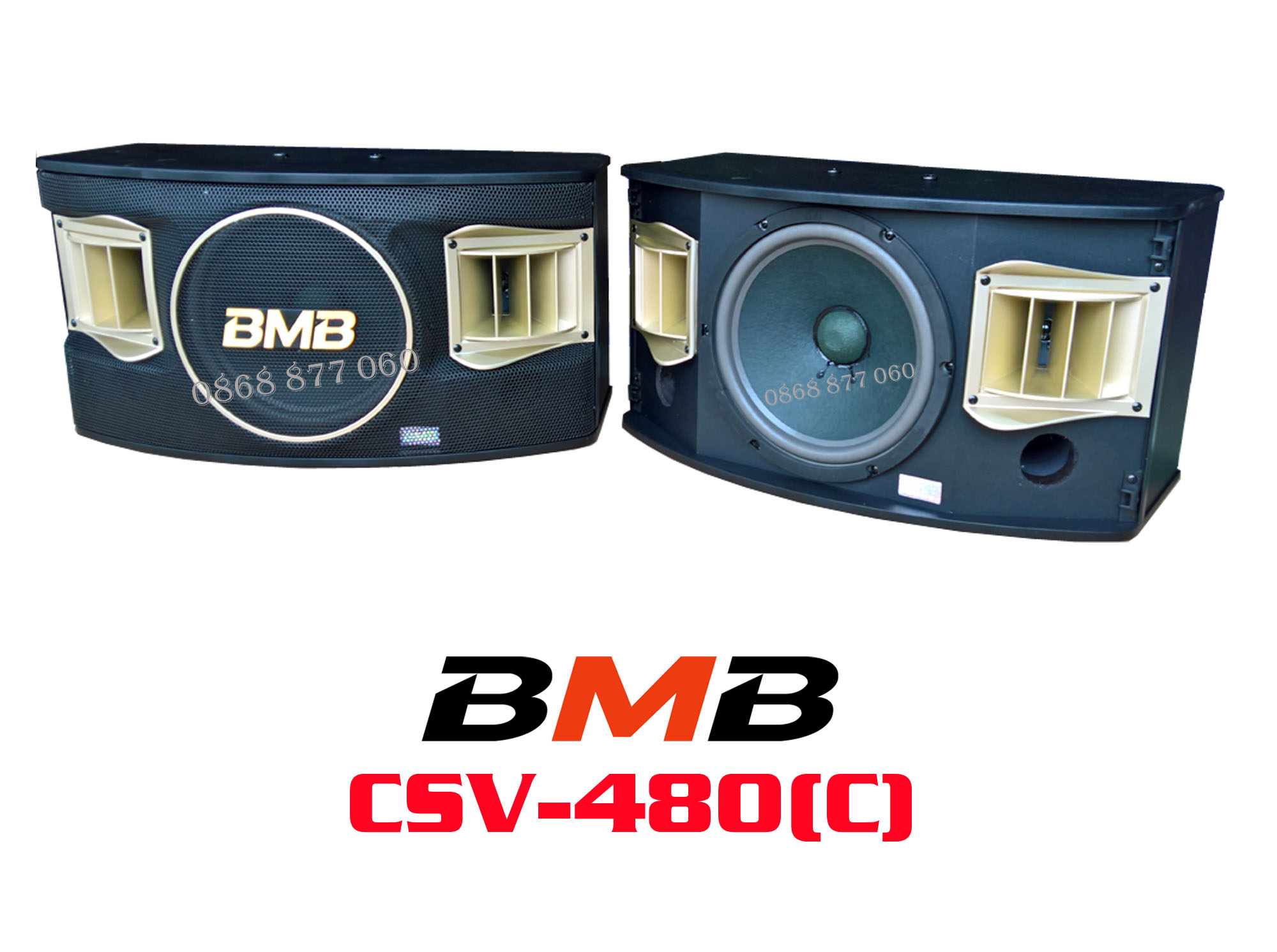 Loa treo tường karaoke gia đình bass 25 BMB CSV-480C, loa thùng karaoke treo tường 3 đường tiếng, nghe nhạc hát karaoke siêu hay B80, B100