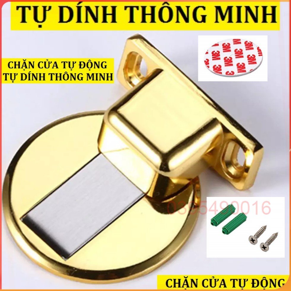 Dụng Cụ Chặn Cửa, Gài Cửa, Khóa Cửa Tự Dính Thông Minh Bằng Thép Không Gỉ Inox 304 Có Nam Châm Tiện Lợi, Thiết Bị Chống Va Đập, Hút Chặn Cửa Bằng Nam Châm Cao Cấp - Hợp Kim Thép Không Gỉ ,Bộ Chặn Cửa Nam Châm- THÉP KHÔNG RỈ