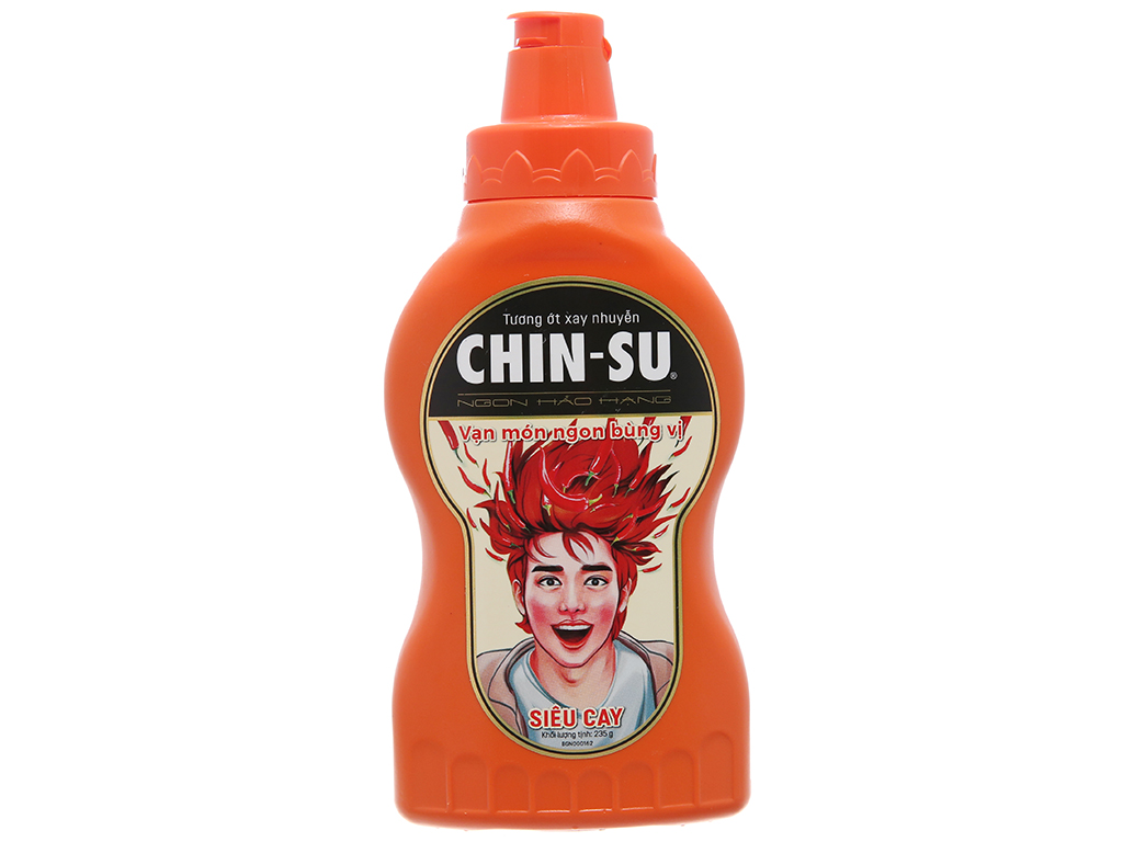 Tương ớt Chinsu siêu cay chai 235g (combo 3 )