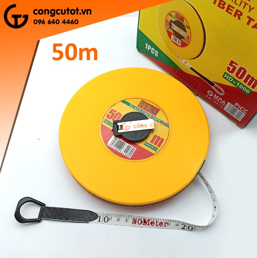 Thước dây vải sợi thủy tinh 20m, 30m, 50m