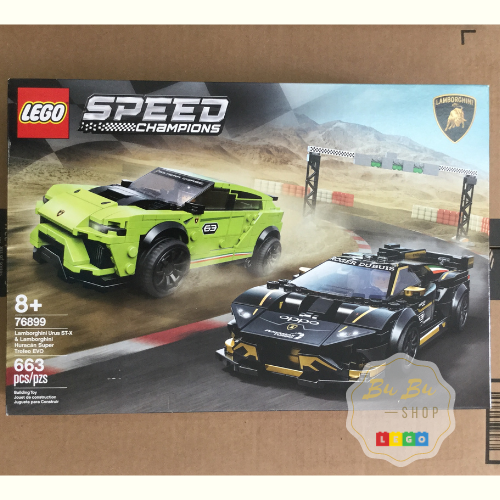 Lego Speed Champions 76899 - Bộ xếp hình Lego Xe Lamborghini Huracán Super Trofeo EVO & Urus ST-X