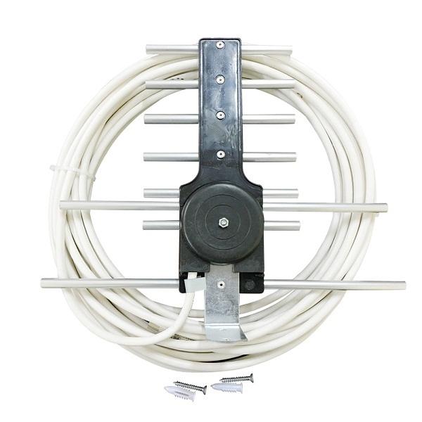 Anten thông minh thu sóng DVB T2 + 15m dây cáp dùng cho đầu thu kỹ thuật số, tivi tích hợp DVB T2 chuẩn truền hình kỹ thuật số